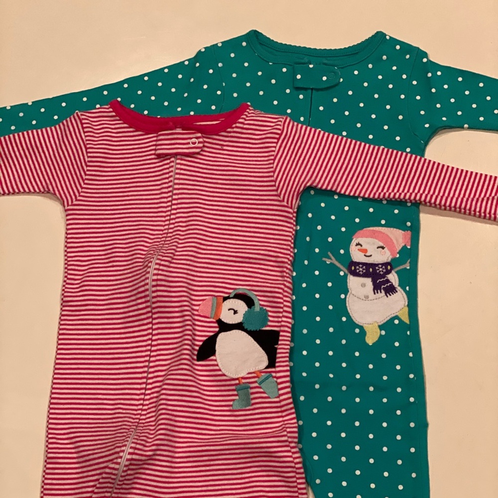 VGUC 2T CARTER’S COTTON PAJAMA BUNDLE